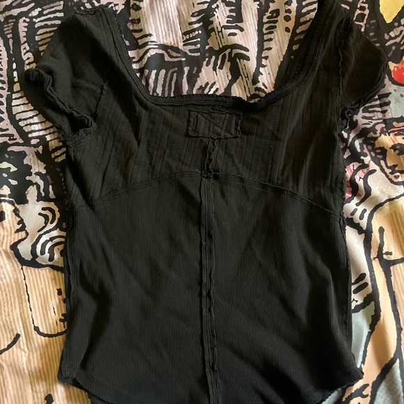 FREE PEOPLE LOVE LETTER TEE MEDIUM - Picture 6 of 6